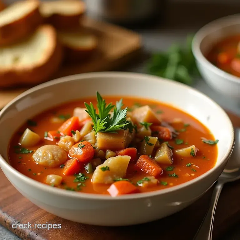 Popeyes Proteinpacked Veggie Power Soup presentation