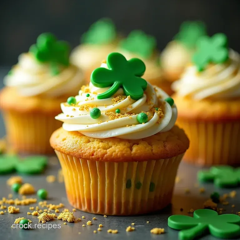 Pot o Gold Cupcakes St Patricks Day Delight