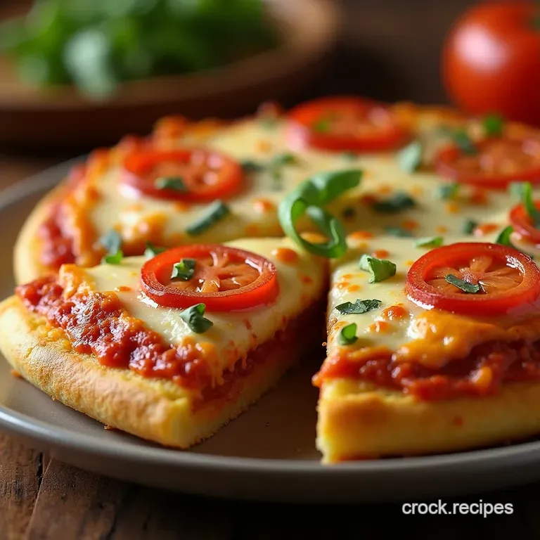 The Ultimate Friday Night Fakeaway Potato Pizza Casserole presentation