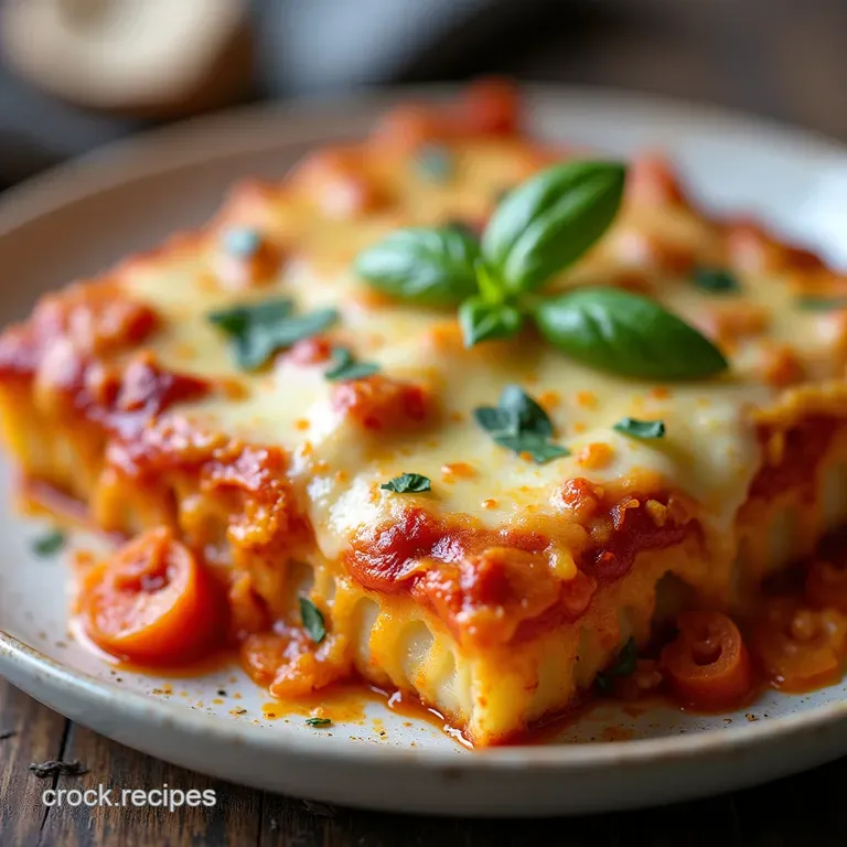 The Ultimate Friday Night Fakeaway Potato Pizza Casserole