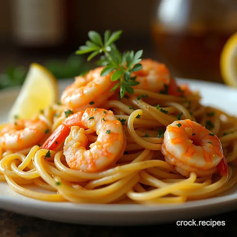 Lightning Prawn Linguine 15Minute Lemon Garlic Power Dinner presentation