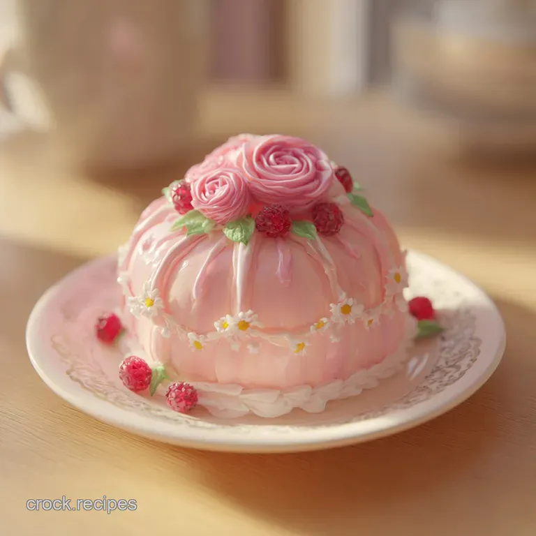 Princess Birthday Cake: Silky and Raspberry Filled