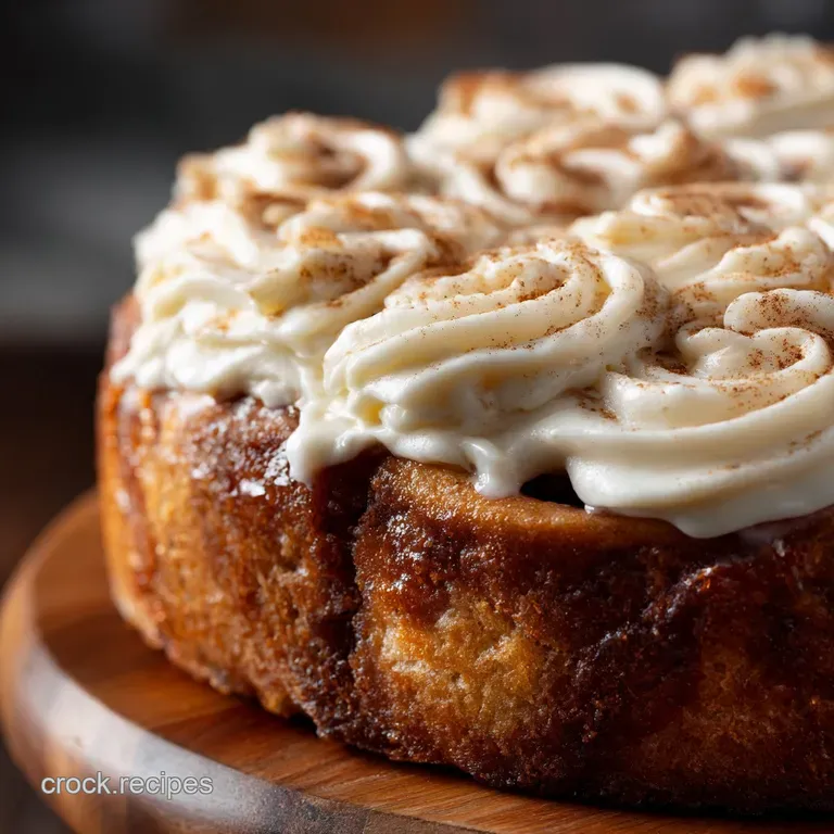 Cinnamon Roll Icing: the Proper Rich Cream Cheese Frosting Recipe presentation