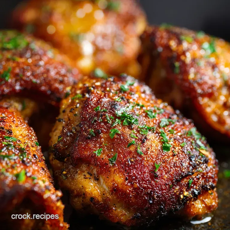 Crispy Chicken Thighs: the Cold Pan Method presentation