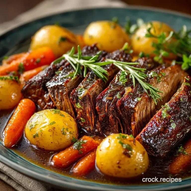 Crock Pot Roast with Carrots and Potatoes Proper Sunday Best Recipe