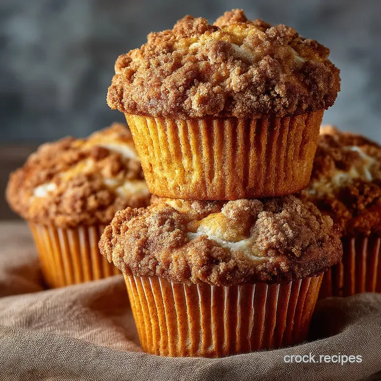 Autumn Glory Perfectly Spiced Pumpkin Muffins with Crunchy Streusel