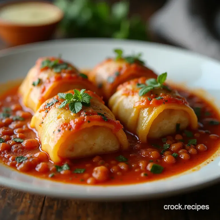 Proper Polish Authentic stuffed cabbage rolls Golabki Recipe