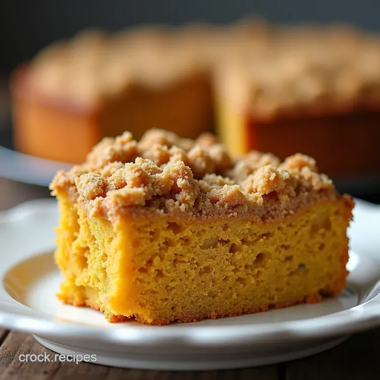 Autumn Gold The Ultimate Pumpkin Cream Cheese Swirl Crumb Cake