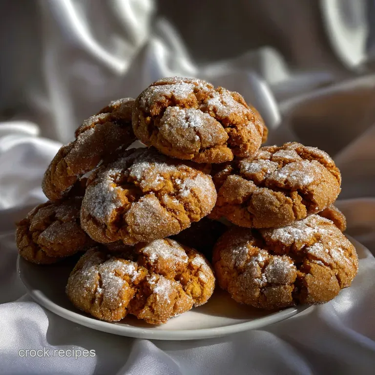 Perfectly arranged cookies on a white plate, with powdered sugar dusting, inviting textures and a holiday mood.