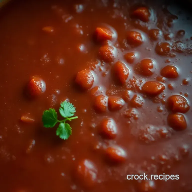 Quick and Easy Enchilada Sauce presentation