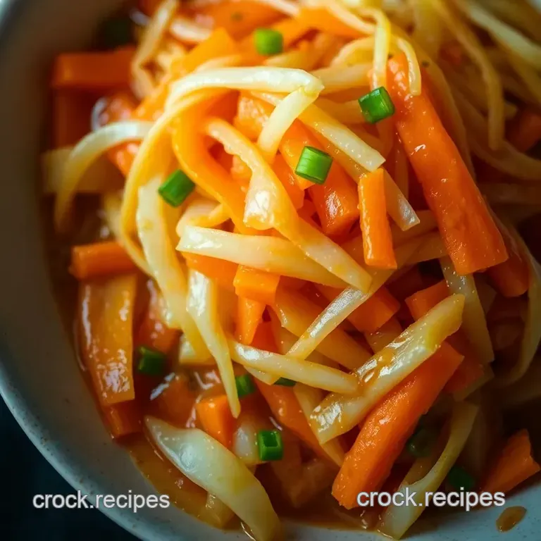 Quick and Easy Kimchi presentation