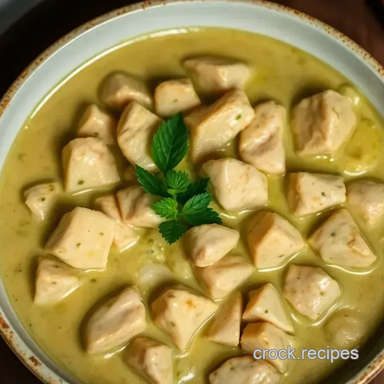 Quick & Creamy Thai Green Chicken Curry