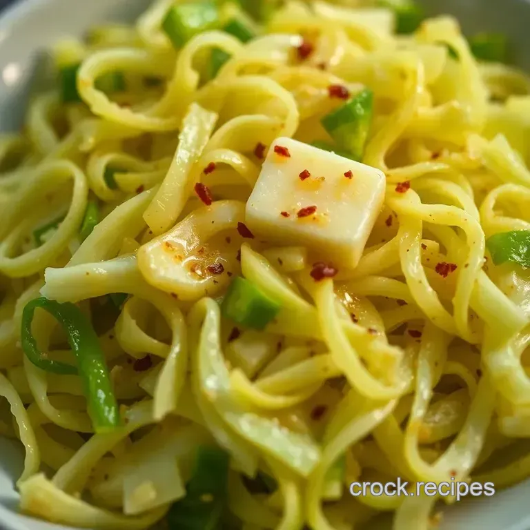 Quick & Easy Garlicky Buttered Cabbage presentation
