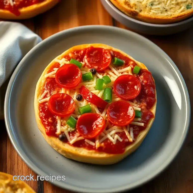 Quick & Tasty English Muffin Pizzas: A Snack Delight presentation