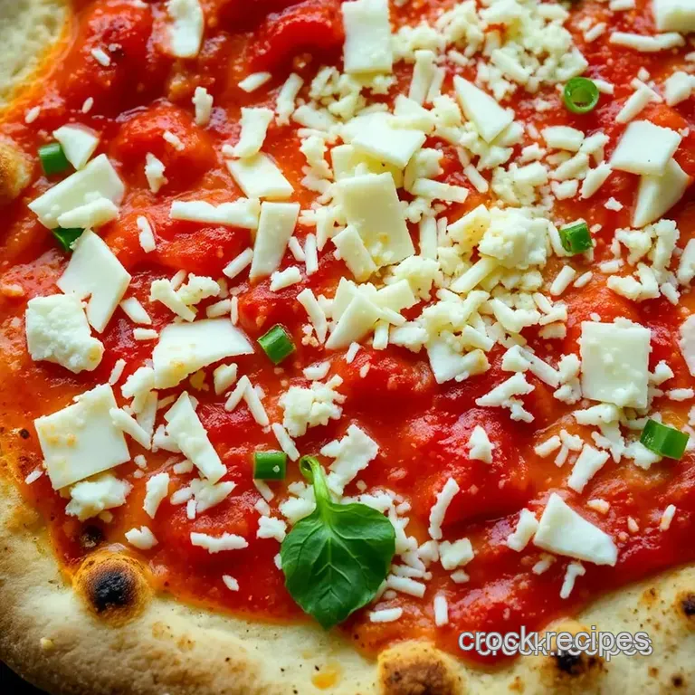 Quick & Tasty Naan Flatbread Pizza presentation