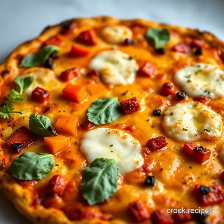 Rainbow Roasted Vegetable Pizza with Balsamic Glaze