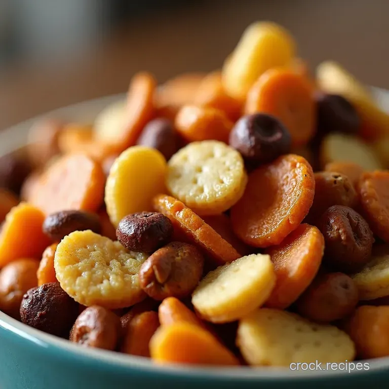 Ranch Road Rally Snack Mix presentation