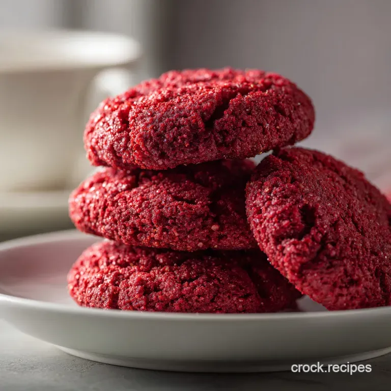 Red Velvet Cookies: Soft and Chewy