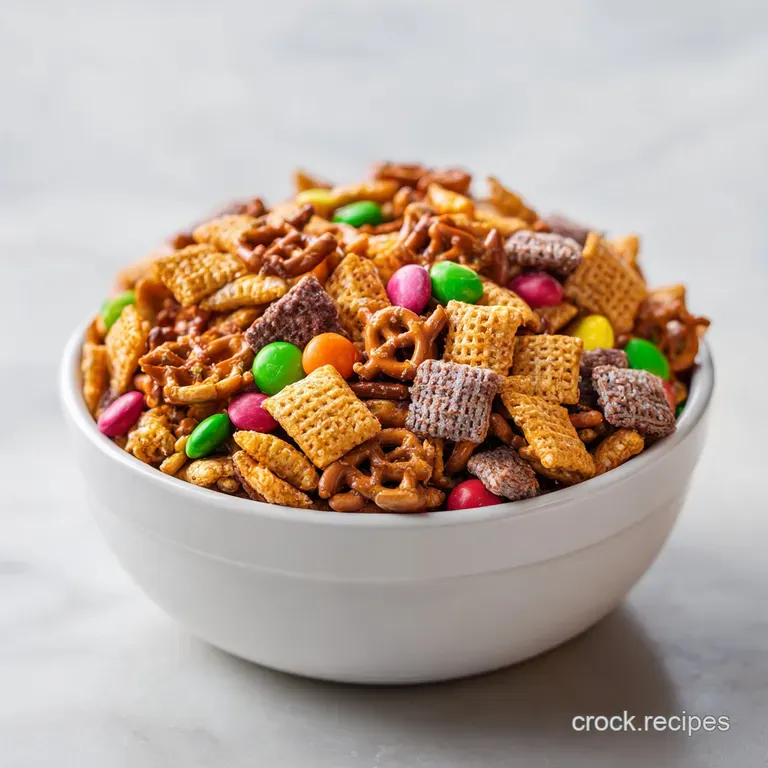 Reindeer Chow Snack Mix: Crispy and Sweet