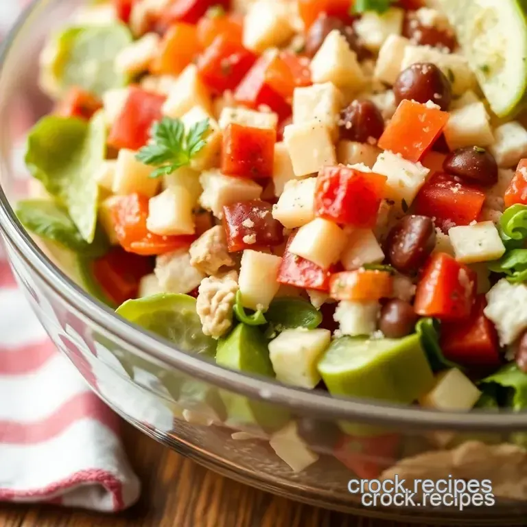 Retro Revival: the Ultimate 7-Layer Salad presentation