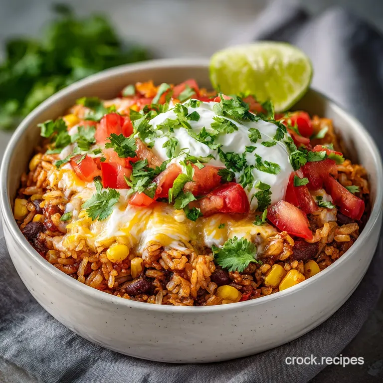 Rice Cooker Burrito Bowl Dump