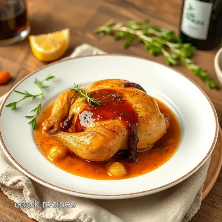 Roast Chicken with Grappa Delight