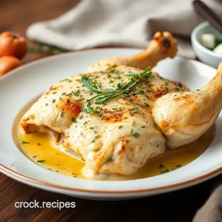 Roast Chicken with Herby Cheese Delight