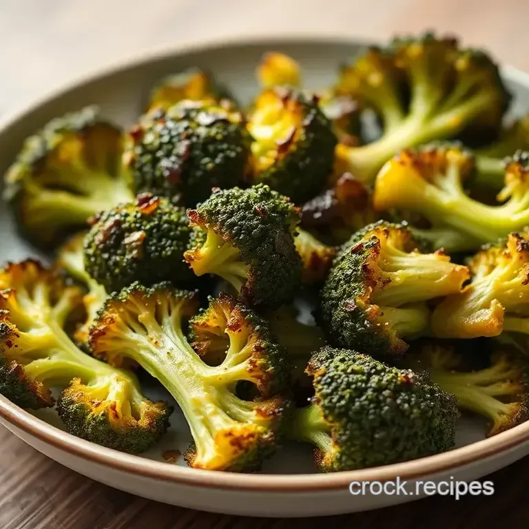 Crispy Roasted Broccoli - Perfectly Crunchy Edges!