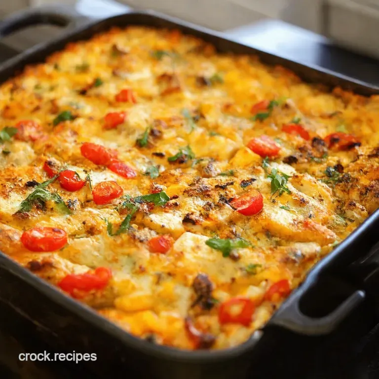 Roasted Halloumi Mediterranean Vegetable Traybake presentation
