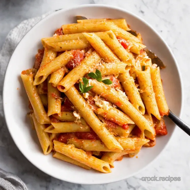 Roasted Tomato Garlic Ricotta Pasta