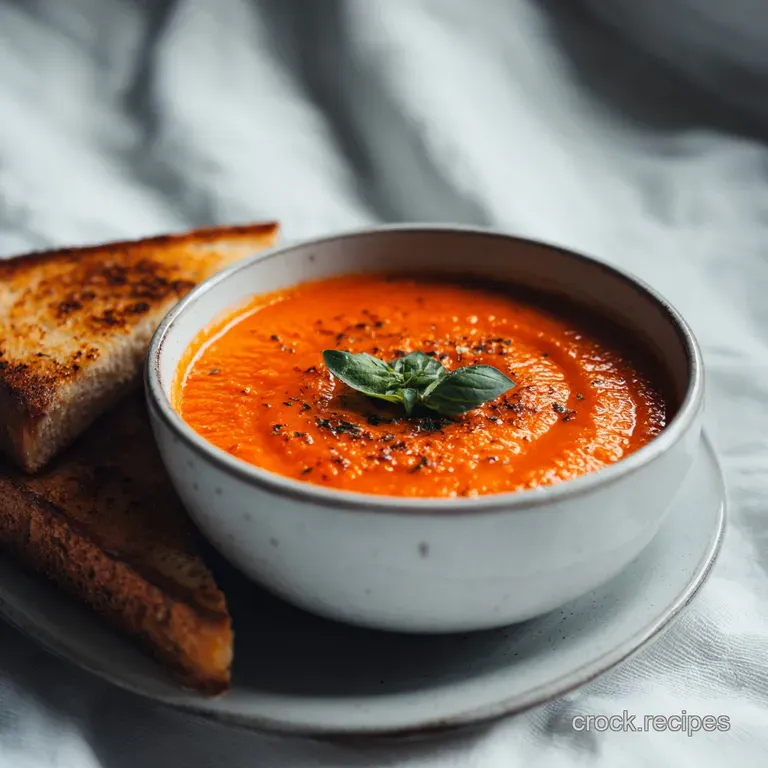 Roasted Tomato Soup: Velvety and Silky
