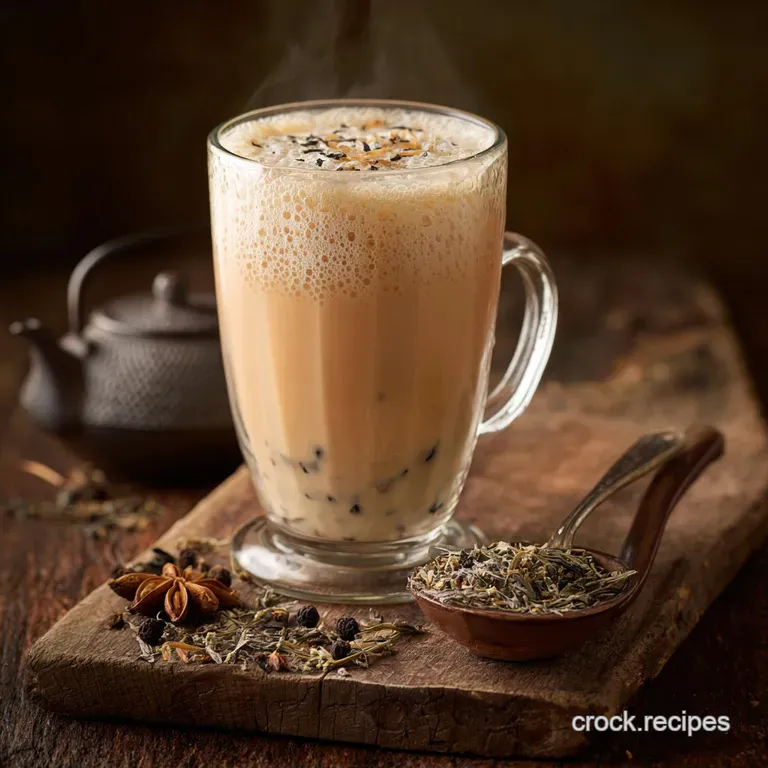 Milk Tea: Chefs Robust Brewed Recipe presentation