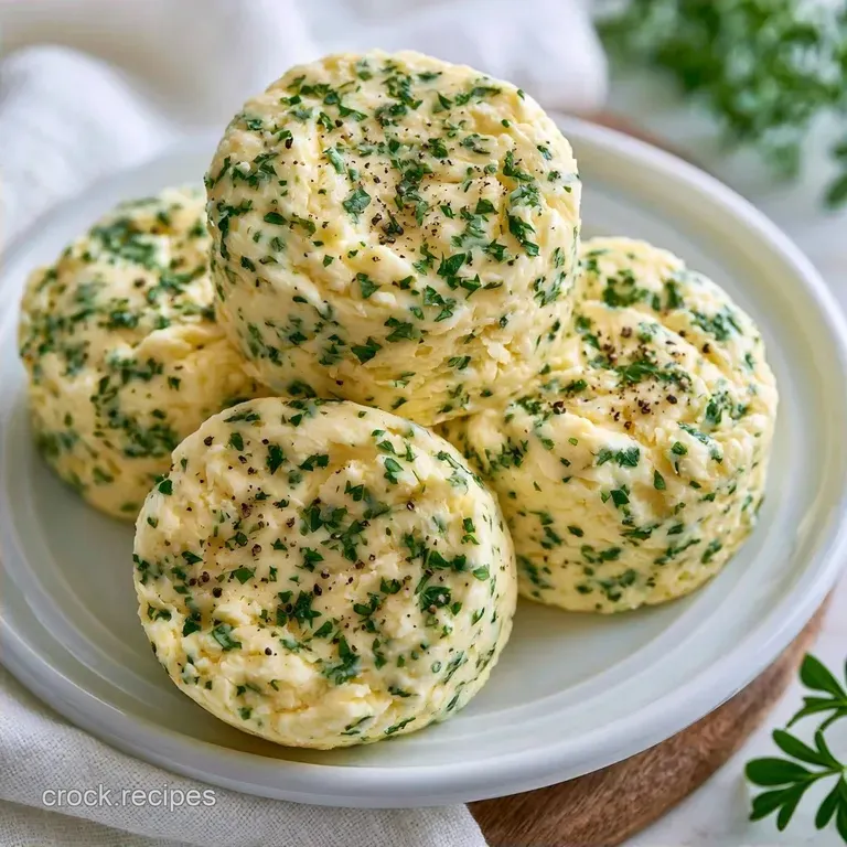 Plastic Wrap Compound Butter: Garlic and Herb