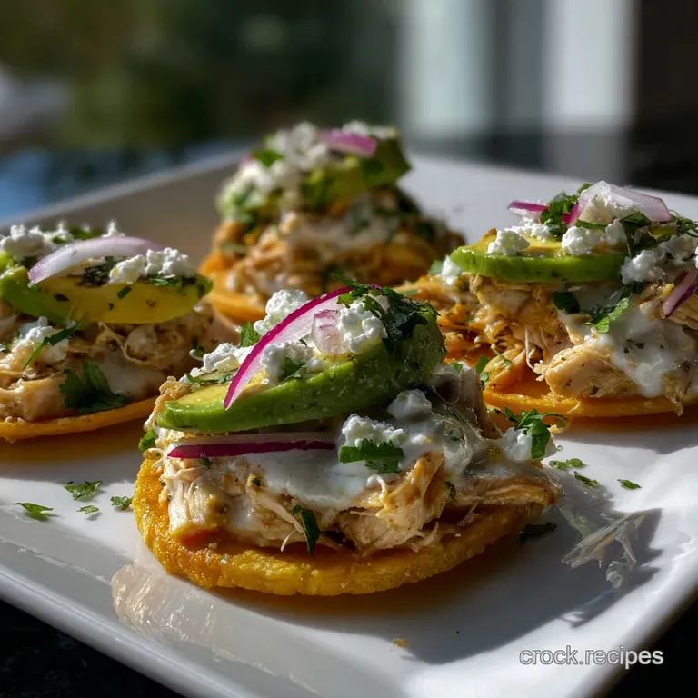 Easy Rotisserie Chicken Tostada with Avocado 25 Minute Dinner