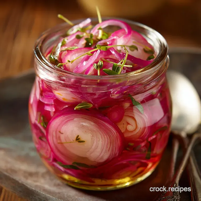Pickled Onions: Ruby Red Quick-Pickled Onions