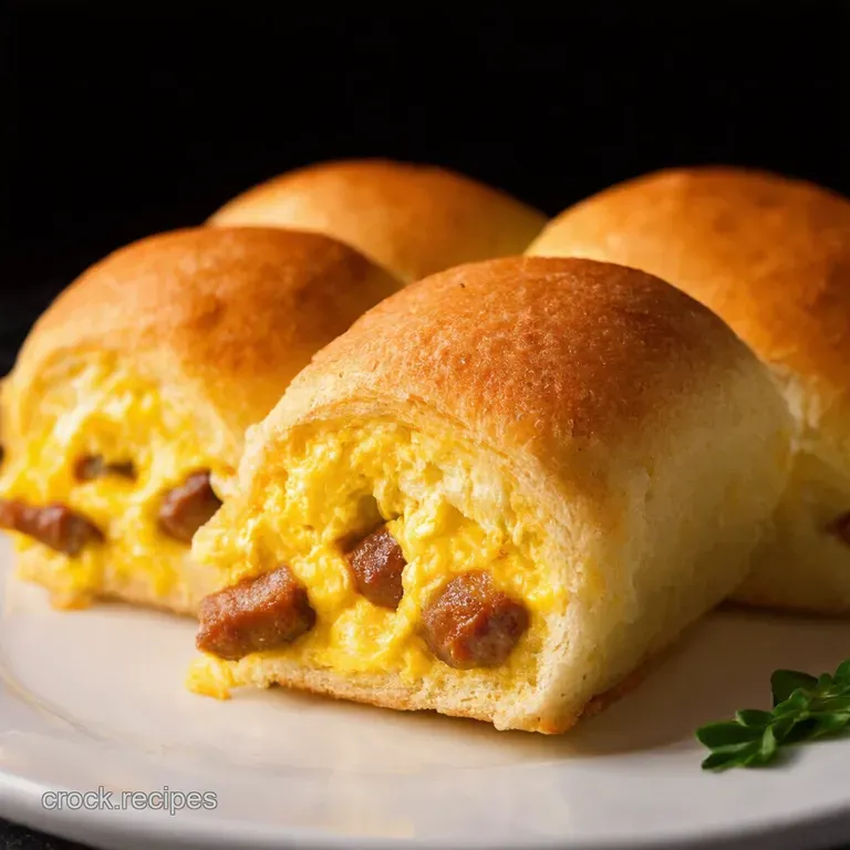 Sausage Egg Cheese Breakfast Bonanza Rolls