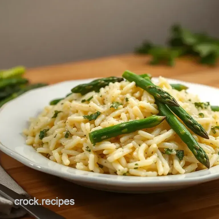 Sautéed Asparagus Risotto Primavera Delight