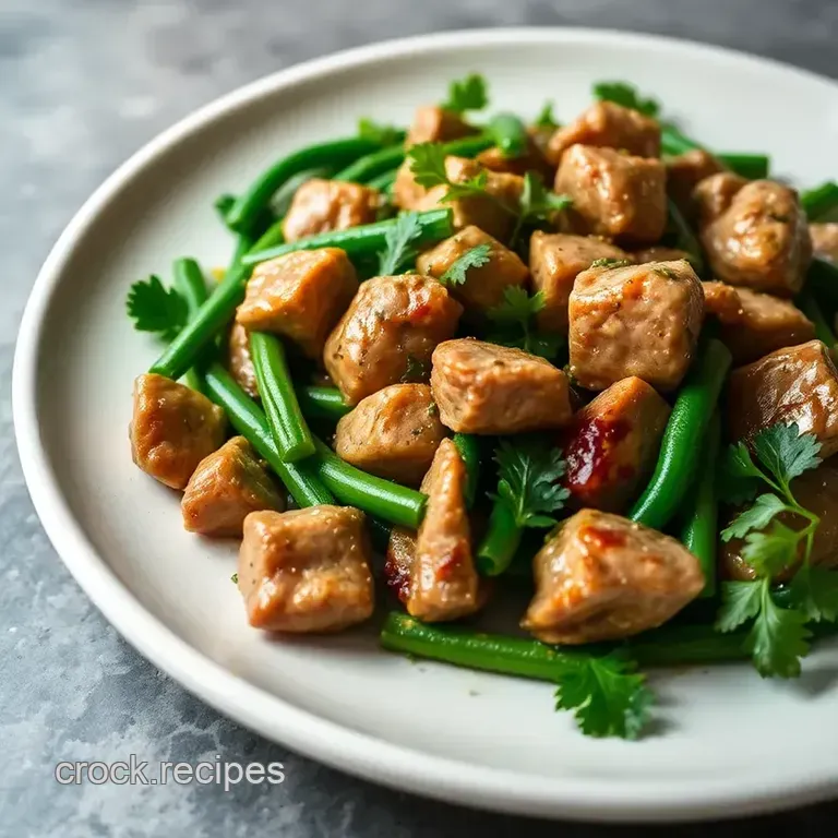 Savory Sautéed Chicken Livers with Vibrant Greens presentation
