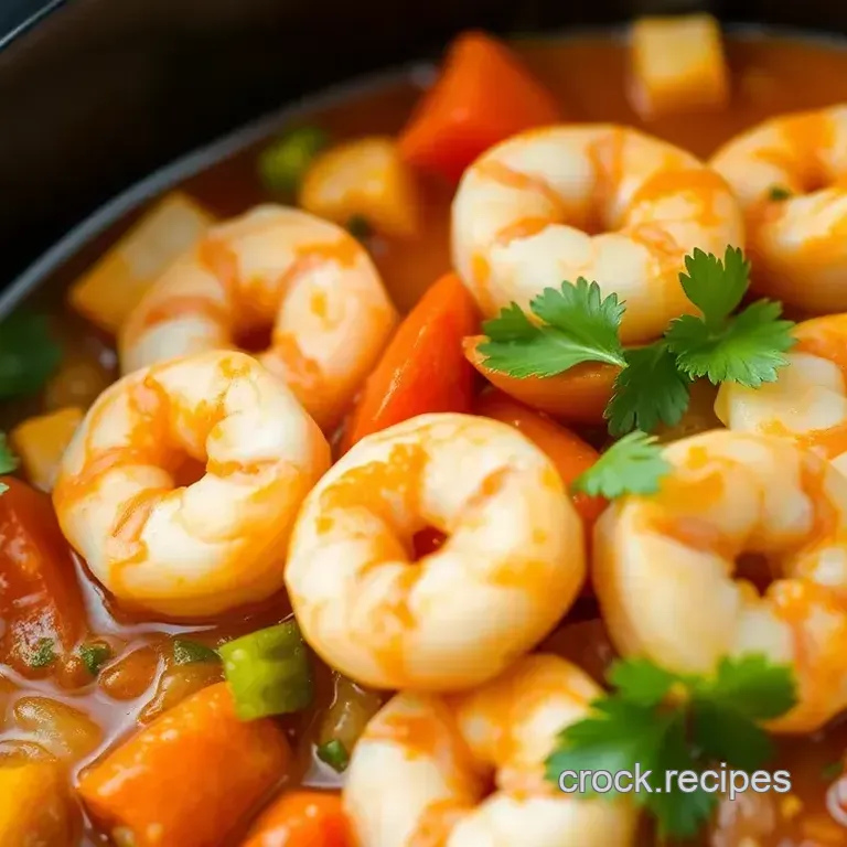 Savoring Shrimp Crock Pot Meal in 4 Hours