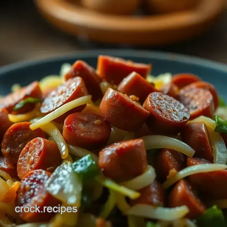 Savory Cabbage & Sausage Stir-Fry