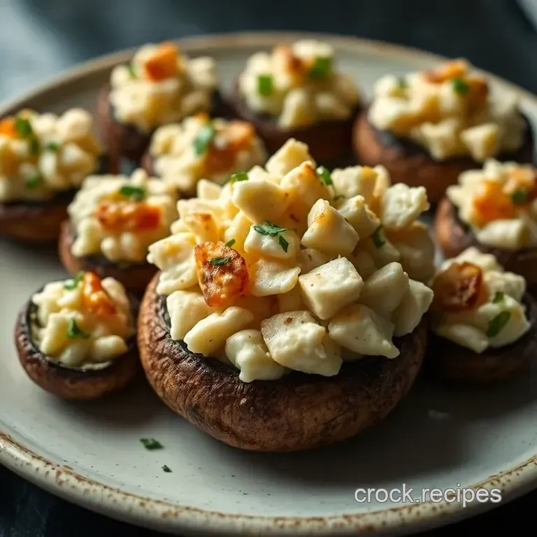 Savory Crab-Stuffed Mushrooms: A Gourmet Appetizer for Any Occasion