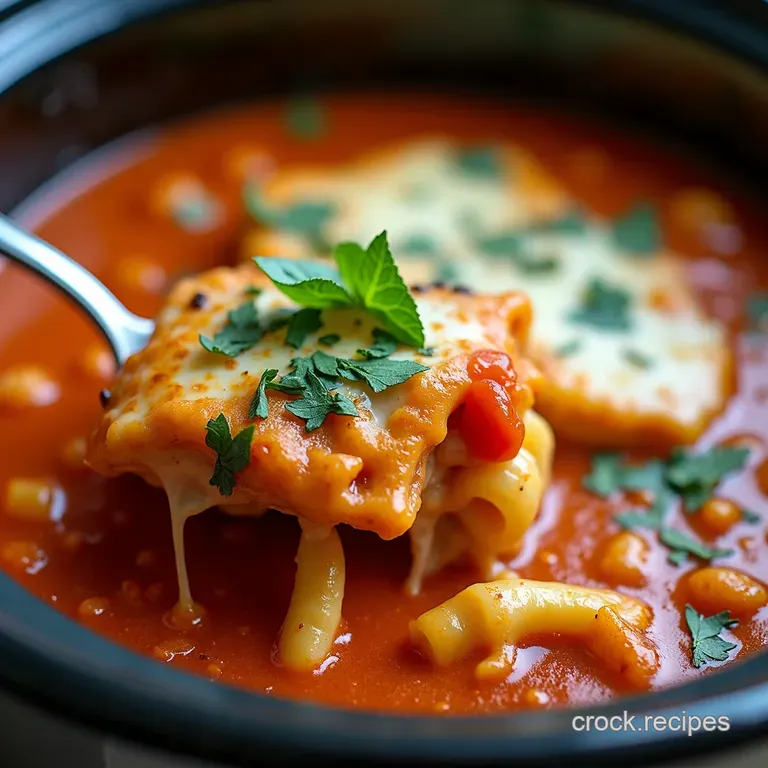 Savory Crockpot Lasagna Soup Effortless Comfort