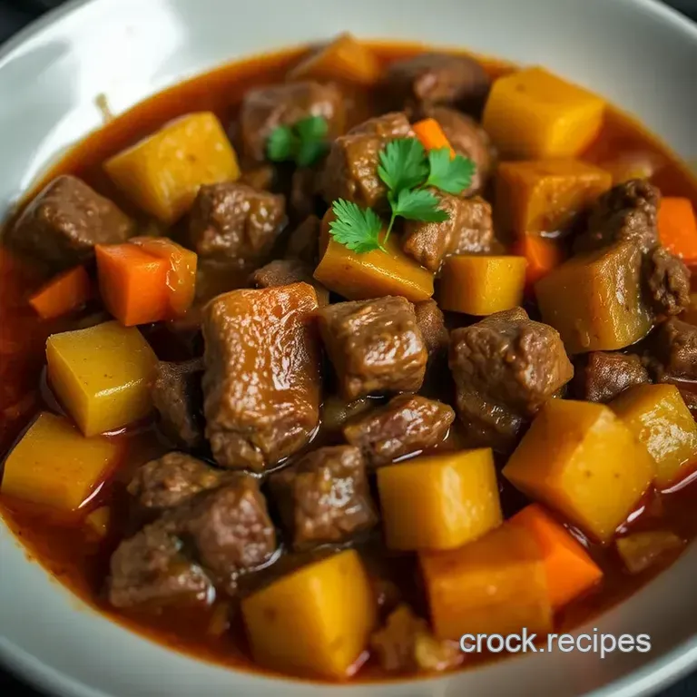 Savory Diesmillo Stew: a Tender Mexican Delight presentation