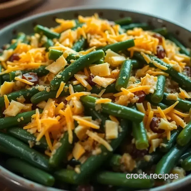 Savory French Onion Green Bean Casserole