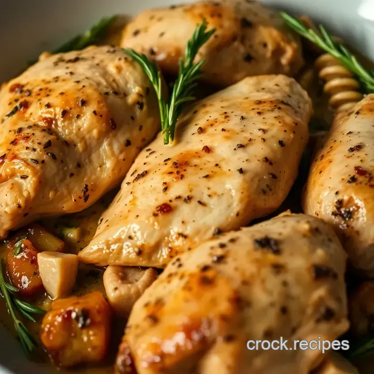 Savory Herb-Infused Chicken with Roasted Vegetables presentation