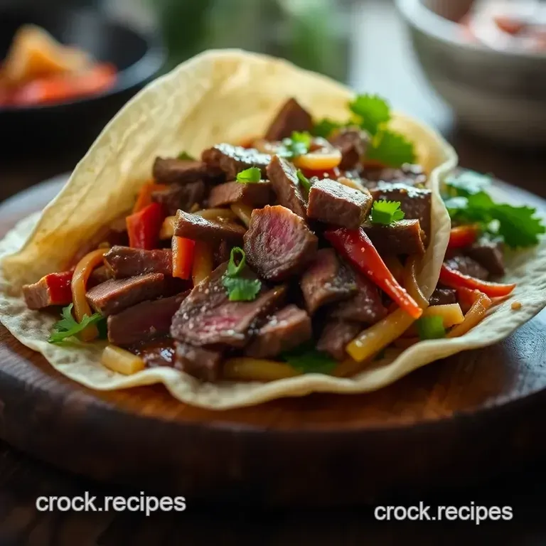 Savory Korean Beef Ssam Wraps presentation