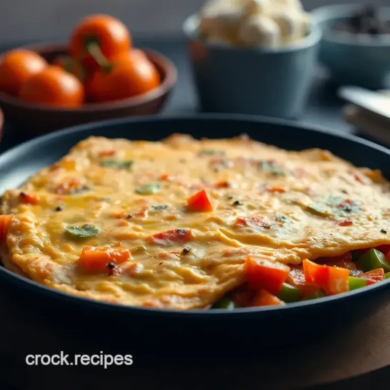 Savory Maran Chicken Eggs Omelette Recipe
