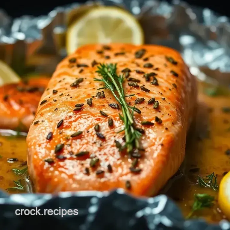 Savory Oven Baked Salmon in Foil