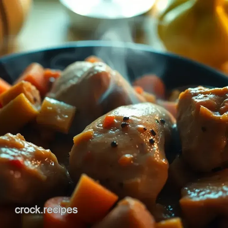 Savory Slow Cooker Chicken with Herbs and Veggies