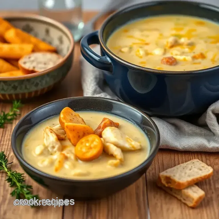 Savoury Chicken Chowder: Quick Comfort Meal presentation